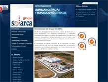 Tablet Screenshot of gruposolarca.com